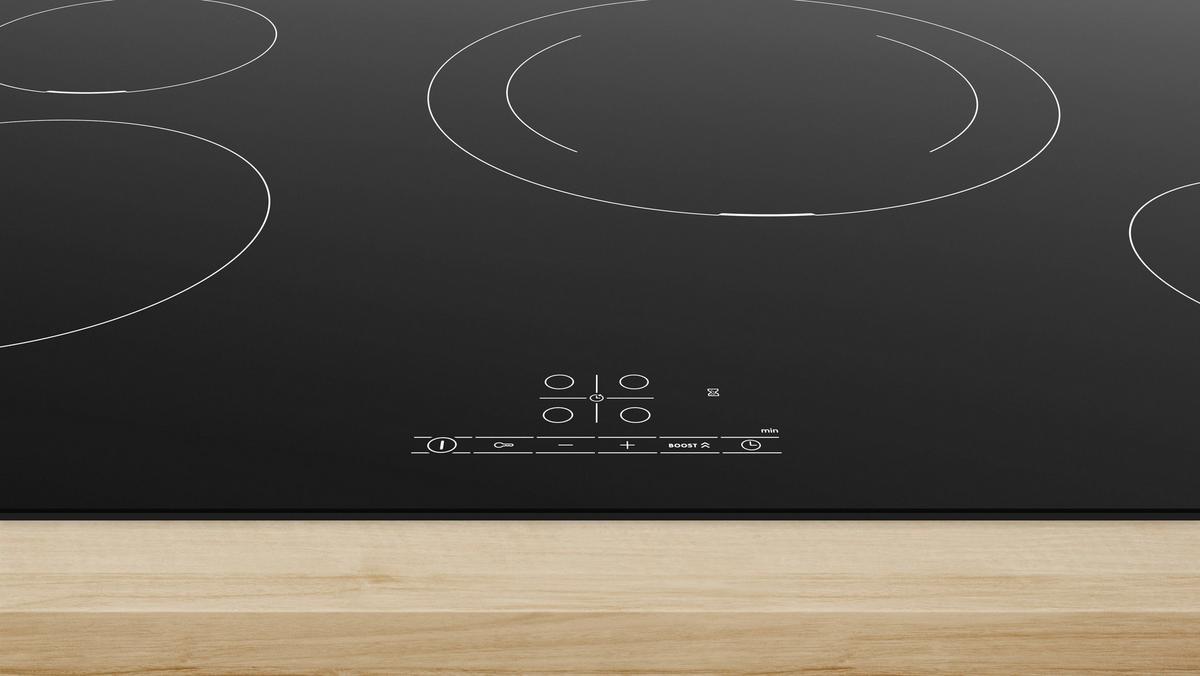 Induktionskochfeld PIE811BB5E in Schwarz - Schwarz, KONVENTIONELL (80,2/5,1/52,2cm) - Bosch