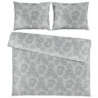 Posteljnina Ethens, Siva, 2x60/80, 200/200 - siva, tekstil (200/200cm) - Modern Living