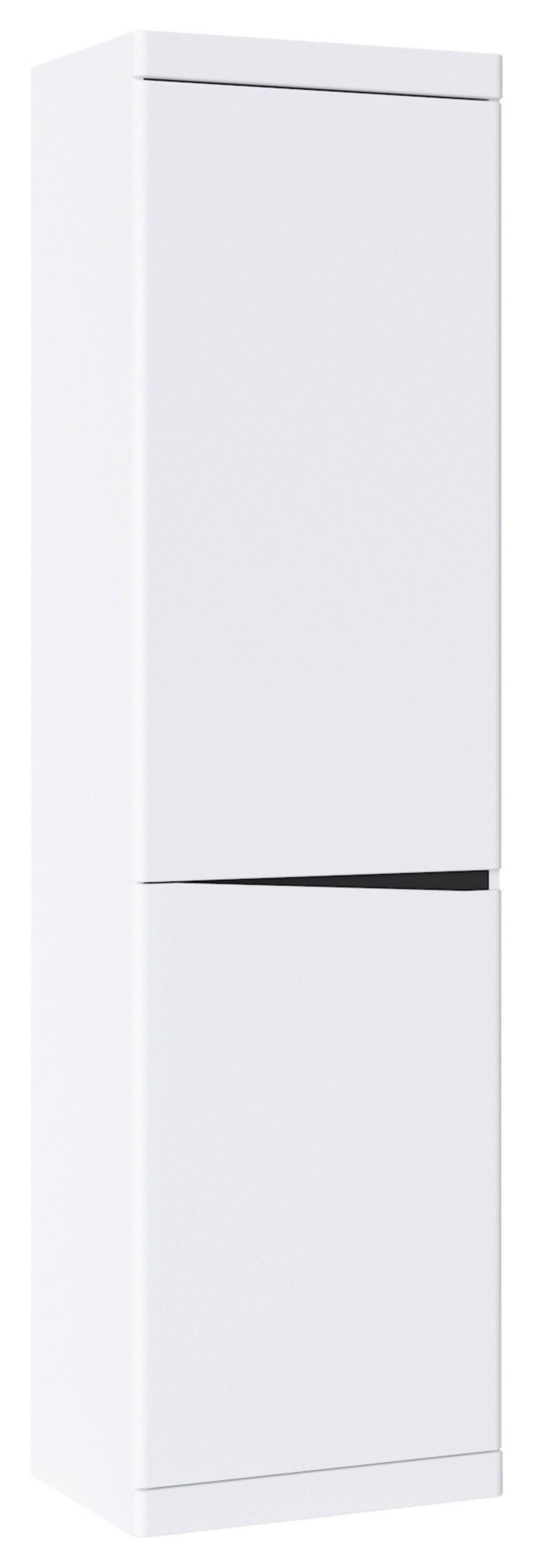 Dulap TURINO NEO - alb/grafit, Trend, material pe bază de lemn (54/196,5/39,9cm) - Modern Living