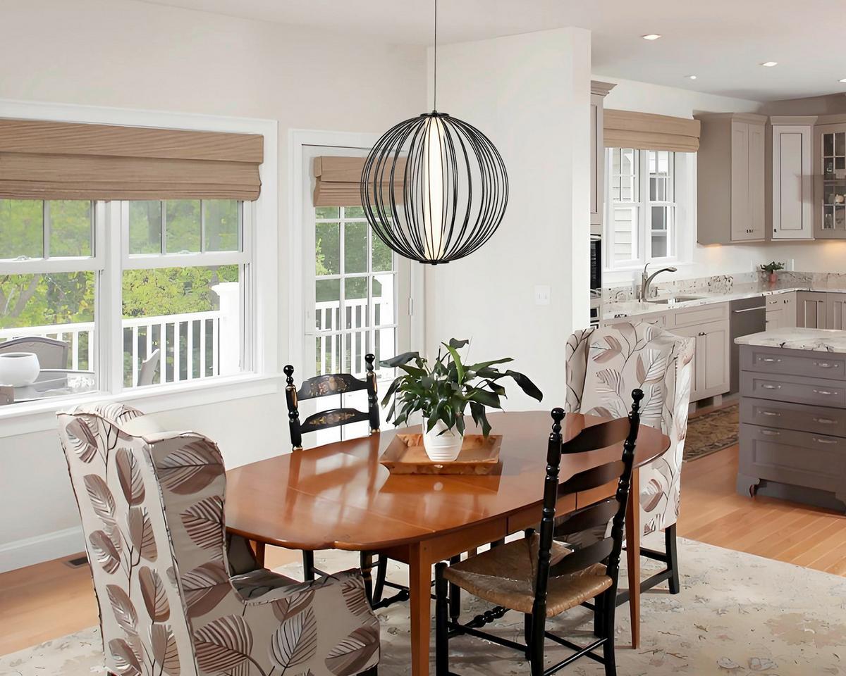 LED-Hängeleuchte Kalti Schwarz max. 24 Watt - Schwarz, MODERN, Kunststoff/Metall (40/145cm) - Mömax