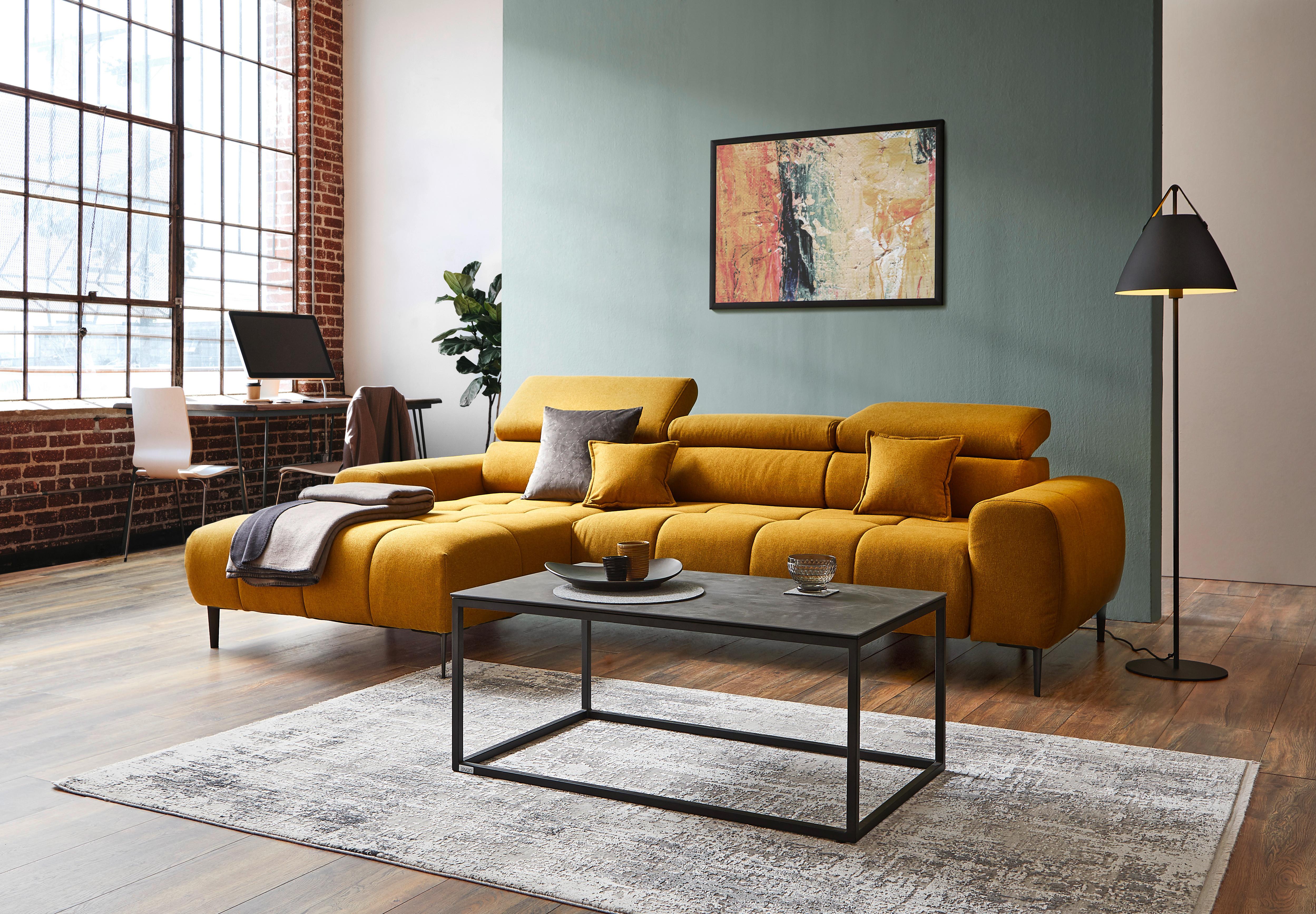 Coltar IMPERIA -EXKLUSIV- - galben curry, Design, textil (177/270cm) - Modern Living