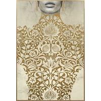 Keilrahmenbild Denise in Goldfarben ca. 60x90cm - Goldfarben, MODERN, Holzwerkstoff/Kunststoff (60/90cm) - Premium Living