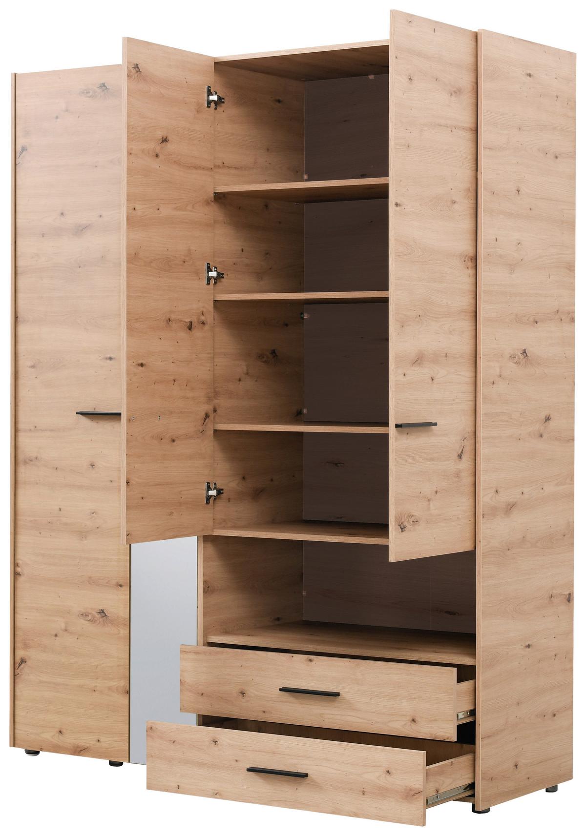 Schrank OLIER OE8 artisan eiche / selling schwarz