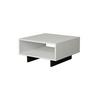 COUCHTISCH HOLA COFFEE TABLE - Weiss/Anthrazit, Design, Holzwerkstoff (60/60/32cm) - Livetastic