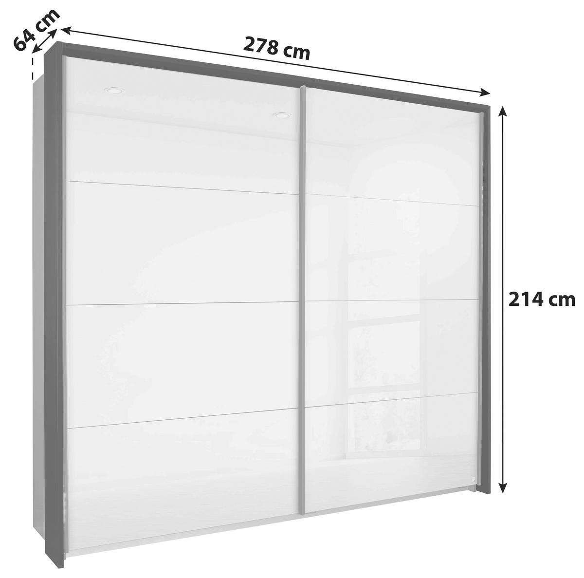 Okvir Ukrasni Feldkirch - tamno siva, Moderno, drvni materijal (278/214/64cm) - Modern Living