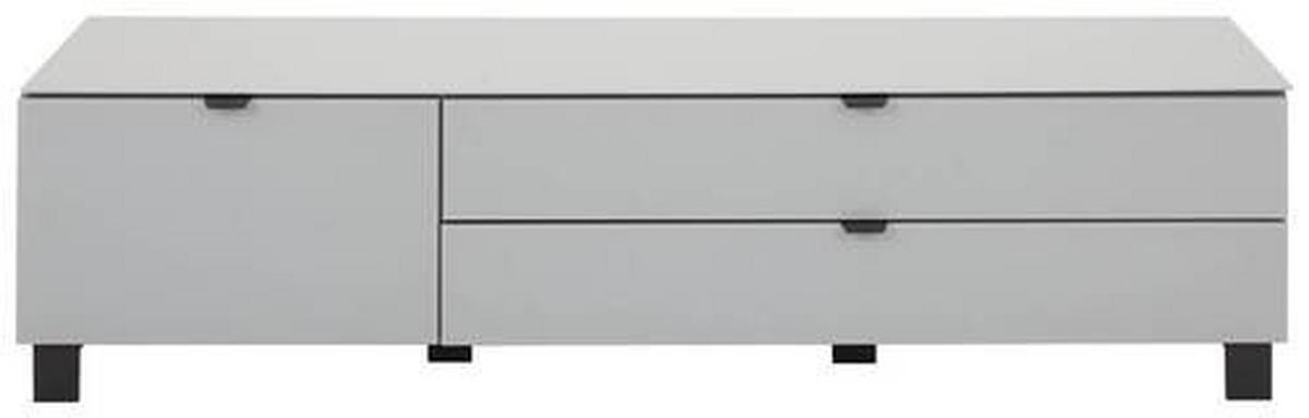 Tv-element Poole, Svetlo Siva - črna/siva, Design, kovina/umetna masa (165/41,1/52,5cm) - Hom`in
