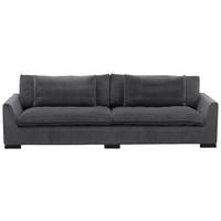 3-SITZER-SOFA DURHAM - Dunkelgrau, Design, Holz/Textil (270/82/105cm) - Livetastic
