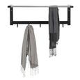 Fali Fogas Benny - Króm/Fekete, modern, Fa/Fém (80/30/32cm) - Mömax modern living Fali Fogas Benny - Króm/Fekete, modern, Fa/Fém (80/30/32cm) - Mömax modern living