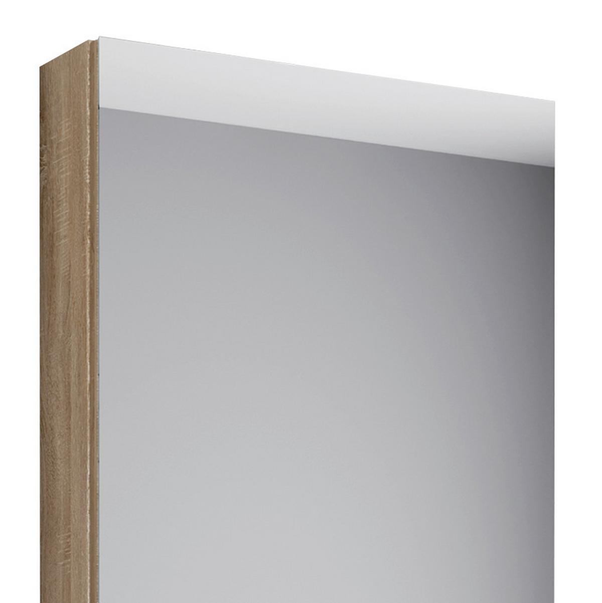 Kopalnica Slito, Hrast - bela/hrast sonoma, Konvencionalno, leseni material/keramika (41cm) - MID.YOU