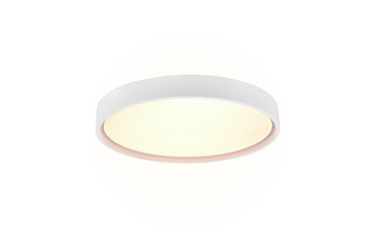 LED-Deckenleuchte Doha in Weiß max. 29 Watt - Weiß, MODERN, Metall (45/5,5cm) - Trio Leuchten