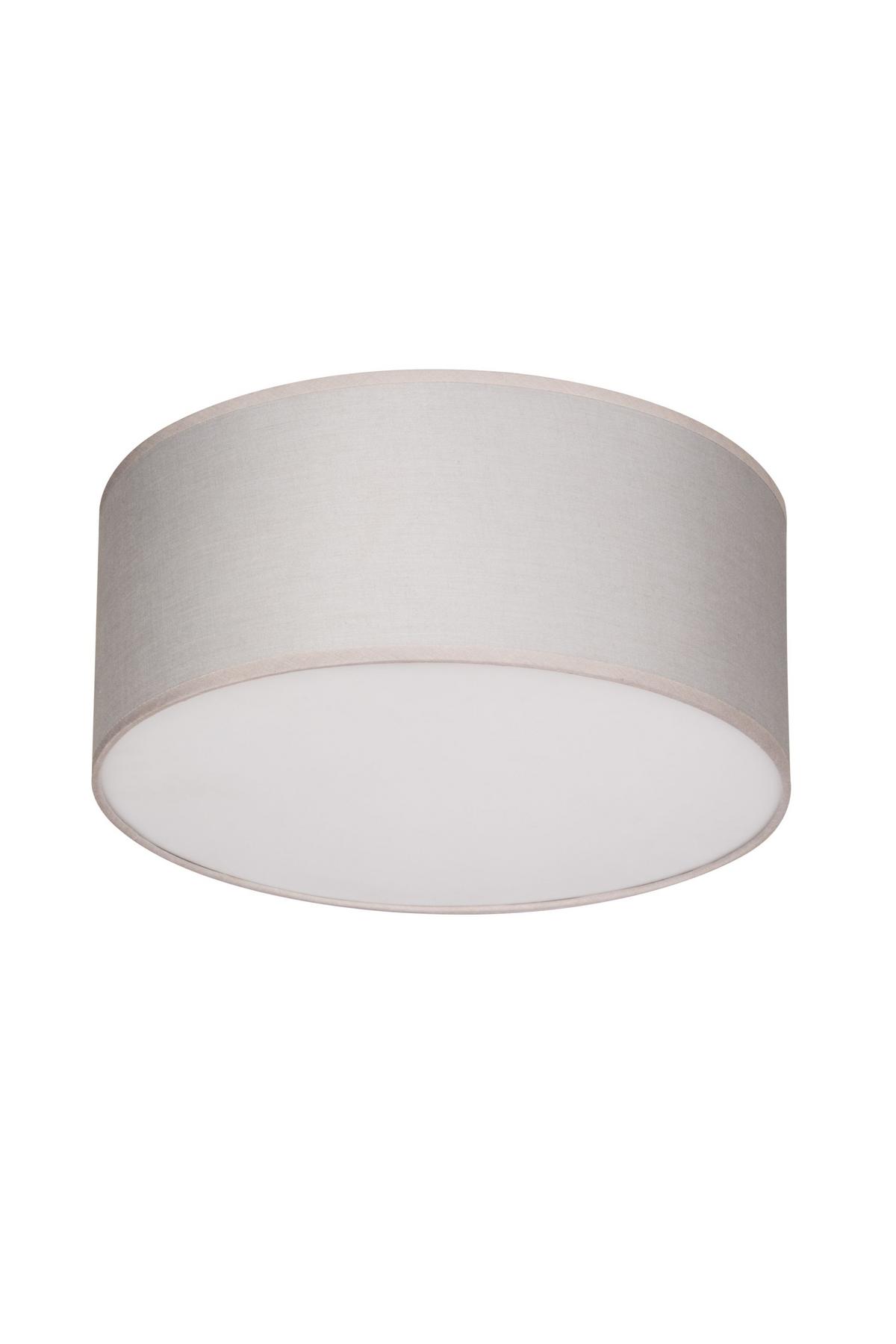 LAMPA SUFITOWA GARLAND *SBN* - biały/szary, Basics, tworzywo sztuczne/metal (36/15,5cm) - Novel