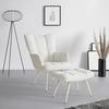 FÅTÖLJ ALEX -BASED- - beige/svart, Modern, metall/textil (68/100/78cm) - Based