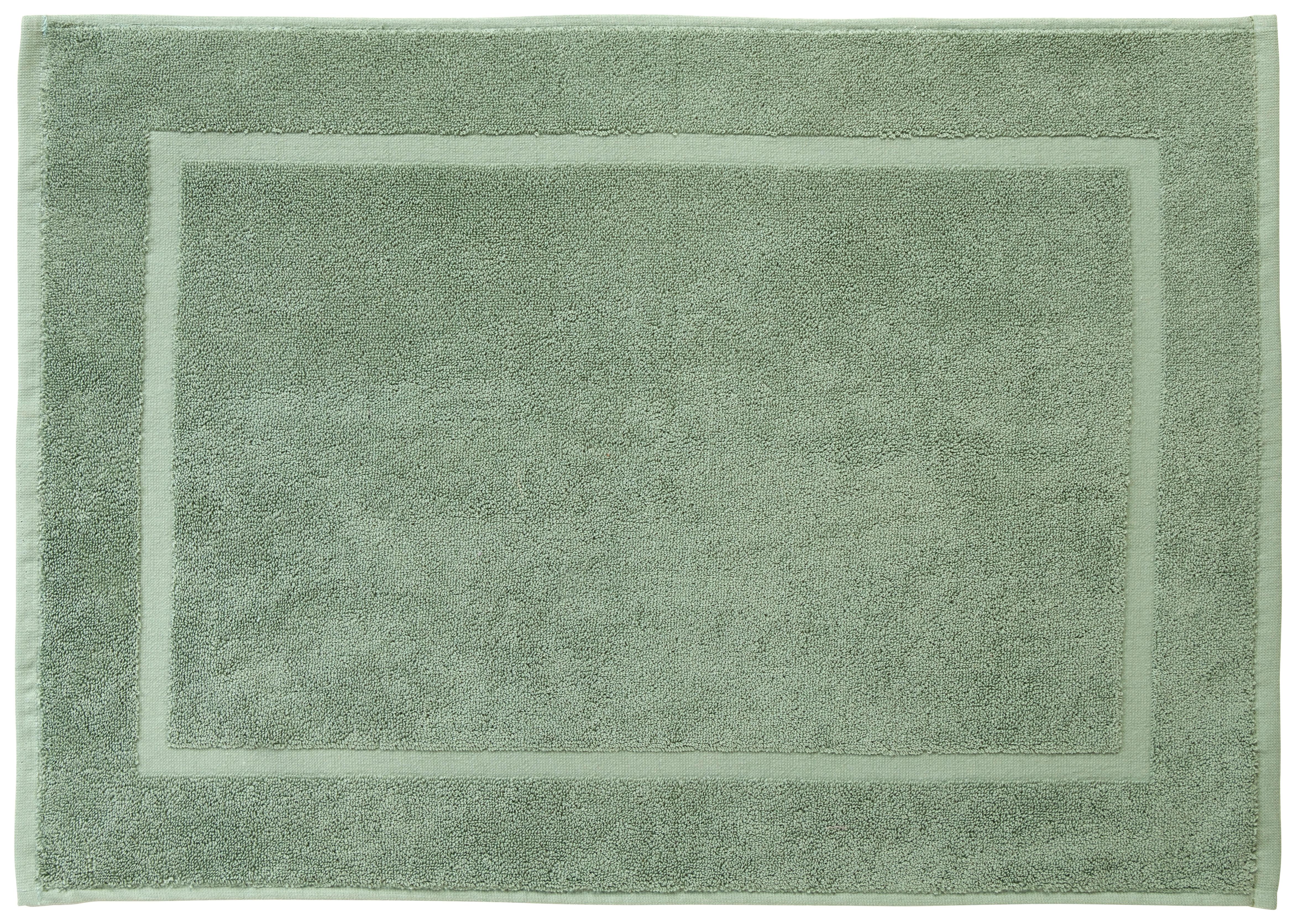Fürdőszobaszőnyeg Melanie 50/70 - zöld, textil (50/70cm) - Modern Living