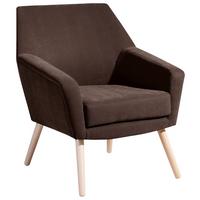 SESSEL ALEGRO - Buchefarben/Braun, Design, Holz/Textil (67/81/71cm) - Max Winzer