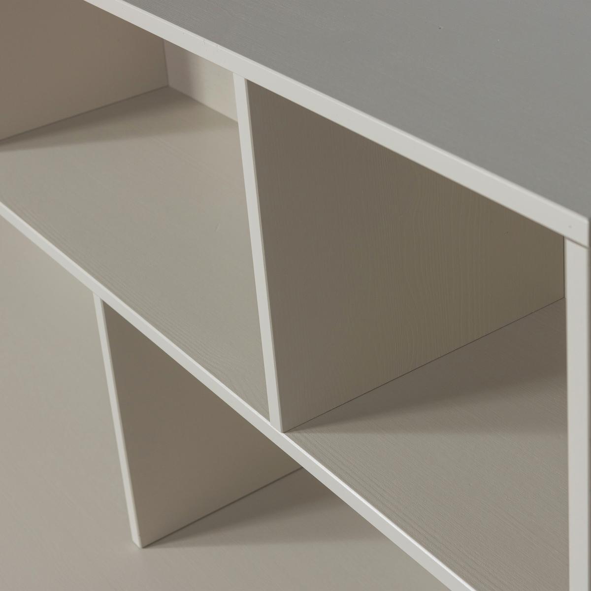 Aufsatzschrank Gravure Beige B: 200 cm - Beige, Design, Holz (200/65/30cm) - Livetastic