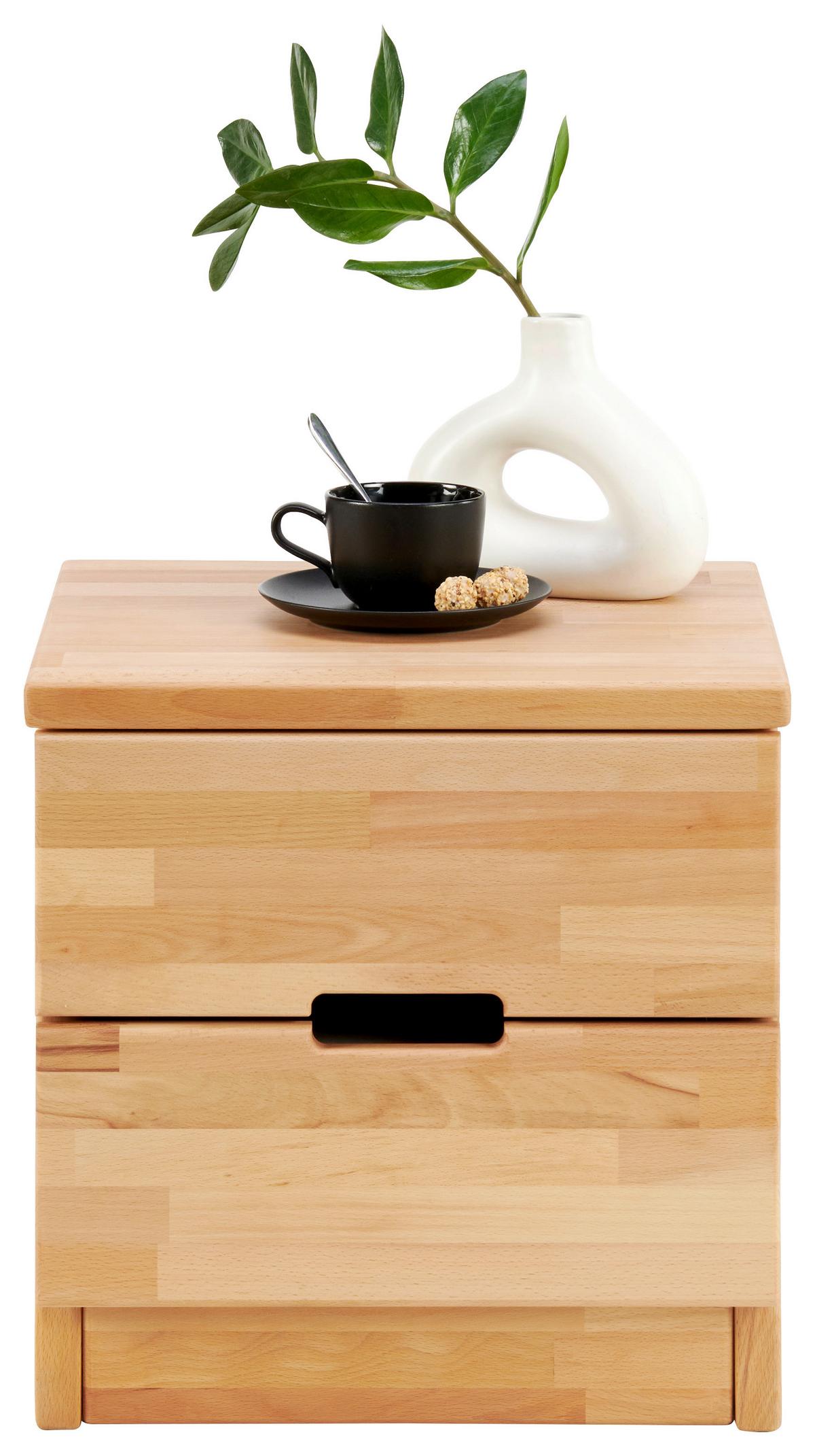 SZAFKA NOCNA ELSA - Natur, drewno (40/40/40cm) - MID.YOU