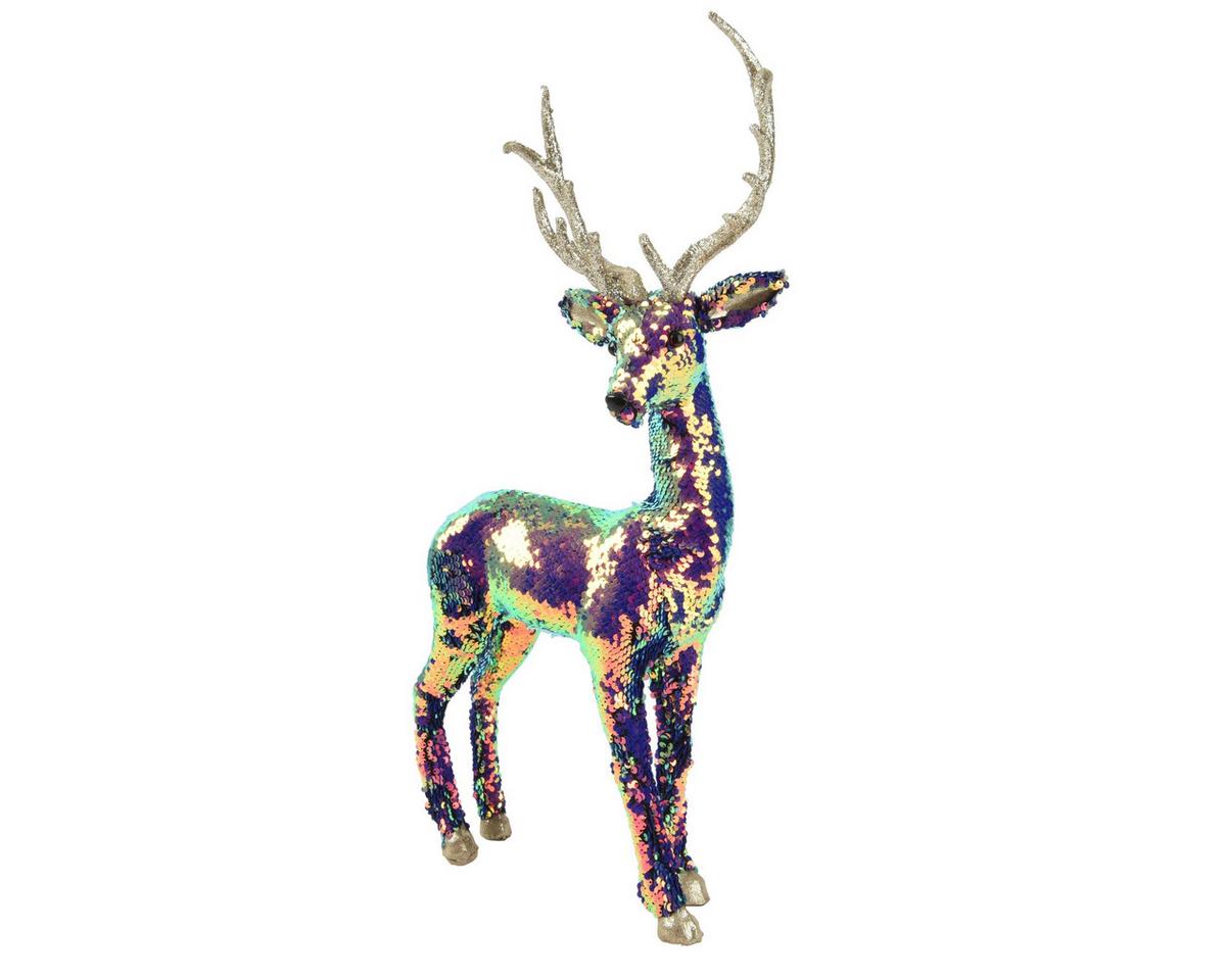 Cerb decorativ Scott - lila, Basics, plastic (42/14/55cm)