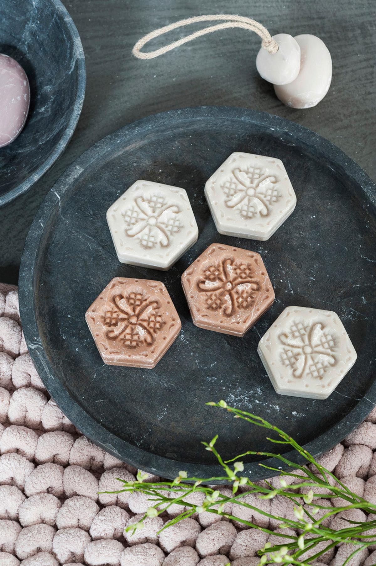 SYSTEM ORGANIZACJI HAMMAM - ciemnoszary/szary, Basics, kamień (30/3cm) - Aquanova