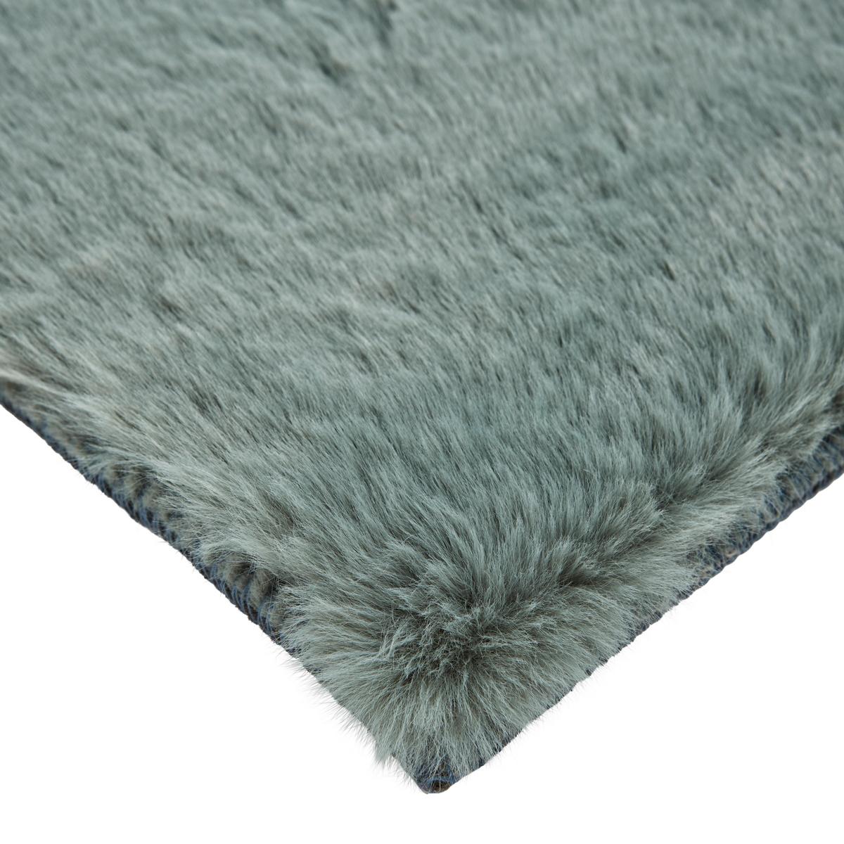 Kunstfell Caroline 4 Grün ca. 200x290cm - Grün, MODERN, Textil (200/290cm) - Mömax