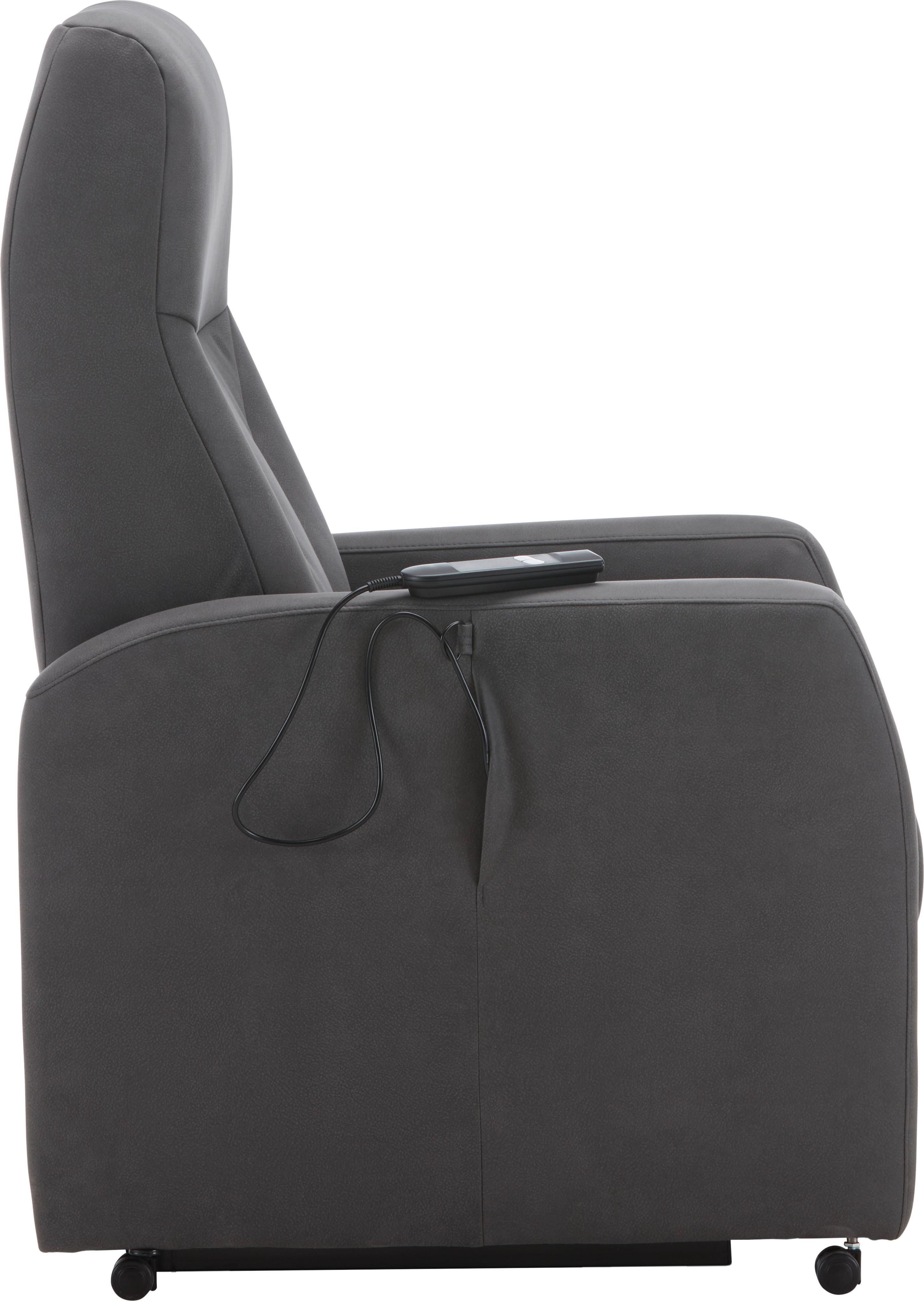 Relaxsessel Times in Graphitfarben - Graphitfarben, MODERN, Textil (76/110/80cm) - Premium Living