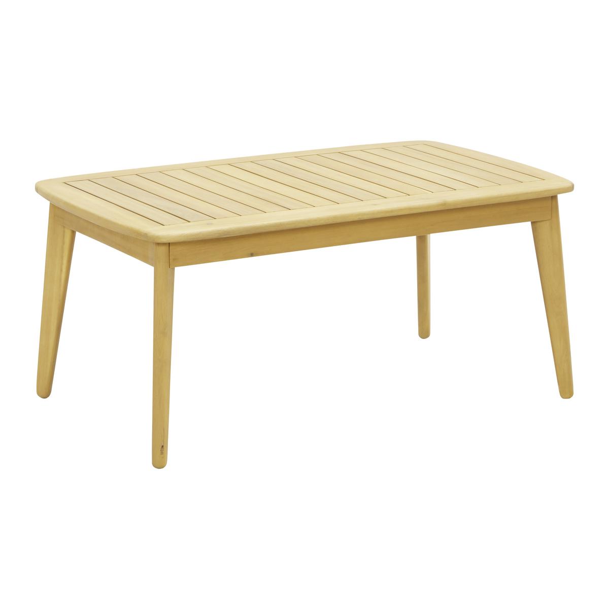 Garnitură grădină Sabi - gri deschis/culoare lemn acacia, Modern, lemn/textil - Zandiara