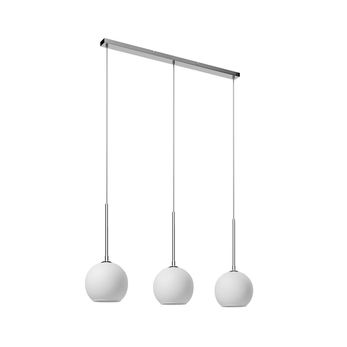 LAMPA WISZĄCA LEONIE *SBN* - opal, Basics, metal/szkło (110/20/150cm) - Novel