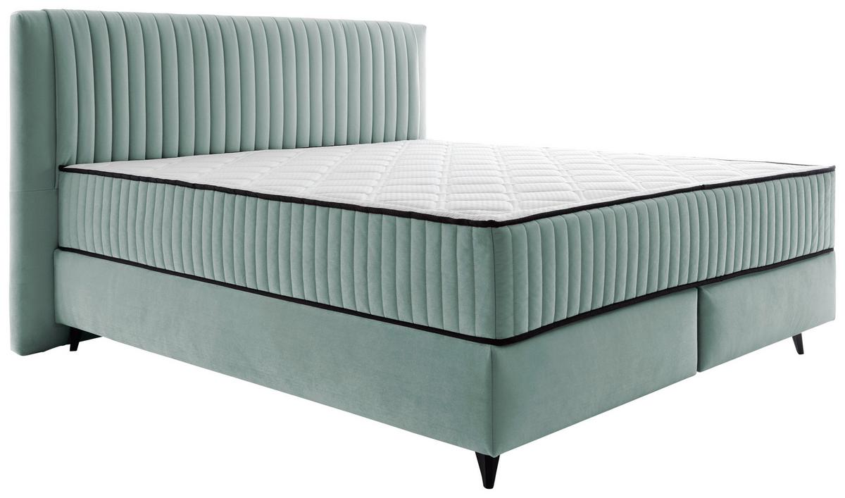 PAT BOX DREAM - turcoaz, Modern, lemn/textil (120/200cm) - Premium Living