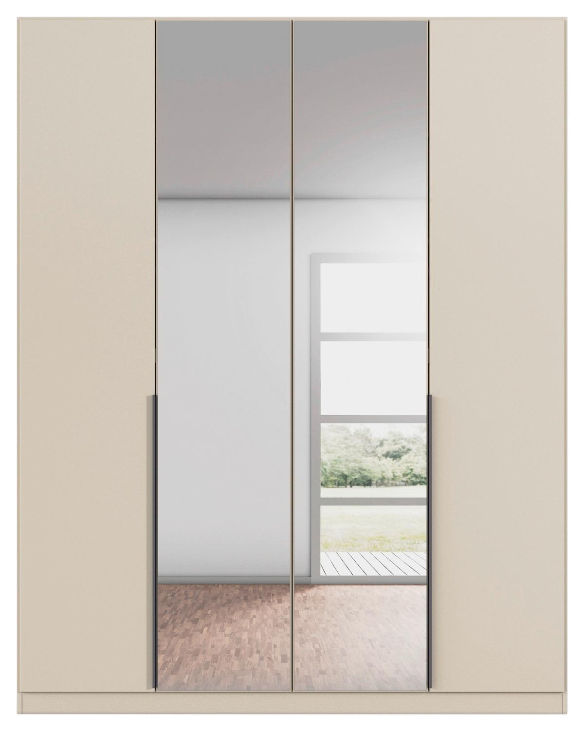Ormar S Klasičnim Vratima Alabama - srebrne boje/boje šampanjca, Trend, drvni materijal (181/229/54cm) - Modern Living