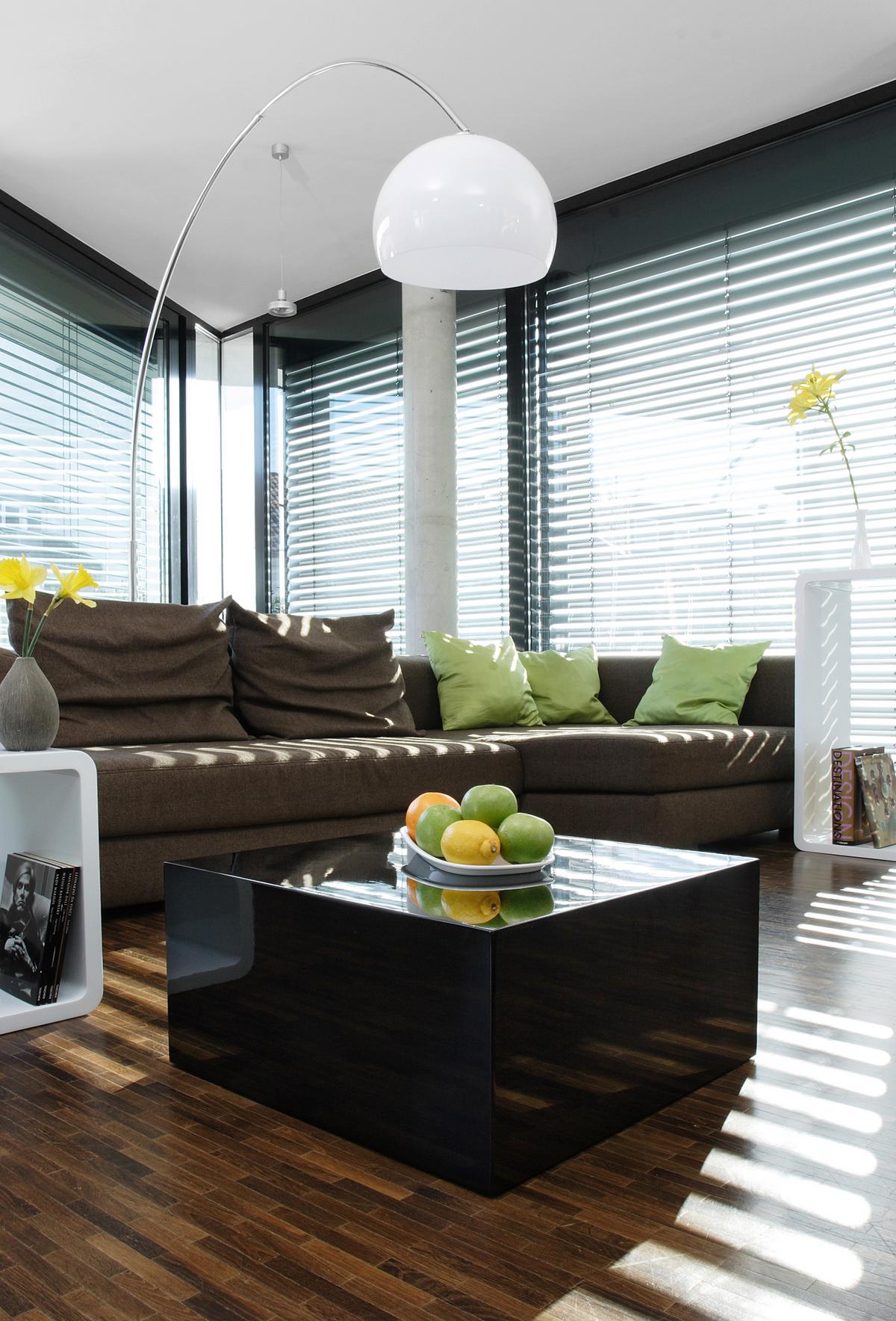 Klubska Miza Glanz, Črna - črna/visoki sijaj, Design, leseni material (60/60/30cm) - Livetastic