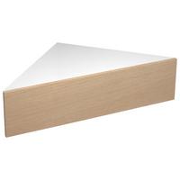 Nachtkästchen USAL S Weiß, Honigeiche - Honigeiche/Weiß, MODERN, Holzwerkstoff (60/15/42,4cm) - MID.YOU