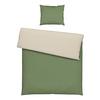 Bettwäsche Mici-Wende ca. 160x210cm - Beige/Grün, Konventionell, Textil (160/210cm) - Modern Living