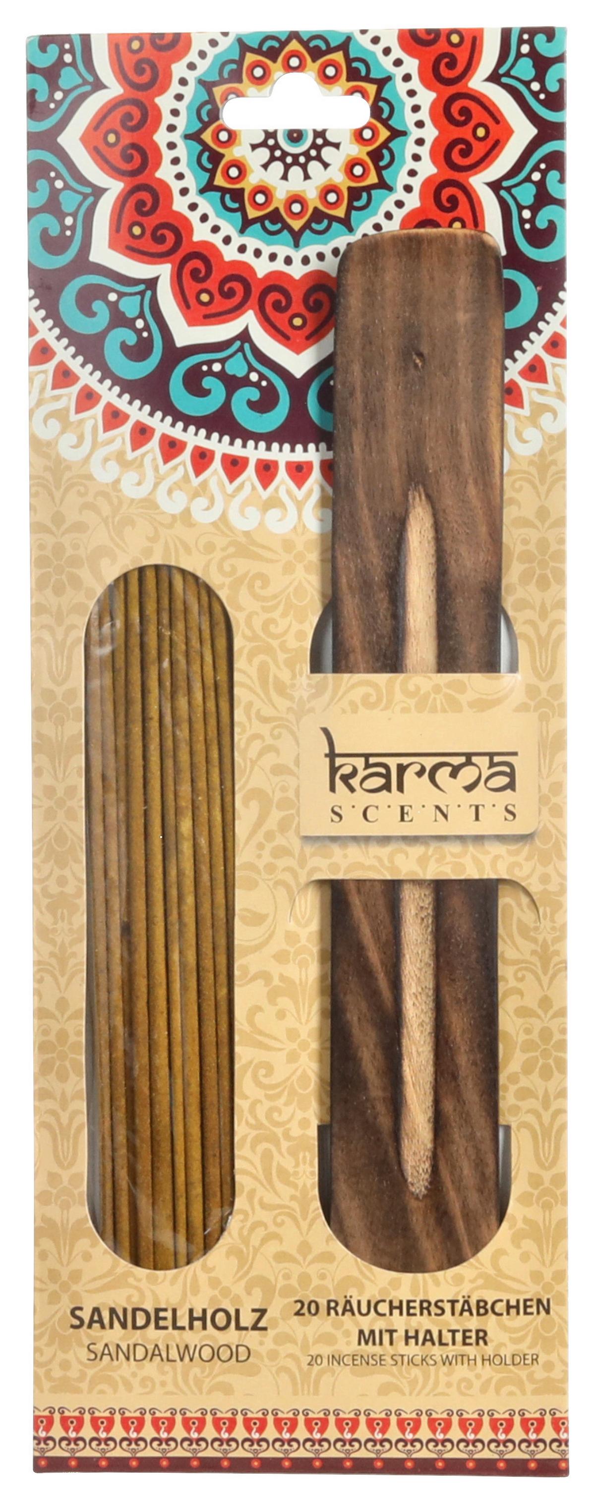Räucherstäbchen Karma diverse Düfte - Basics, Holz (11,5/30/0,5cm)