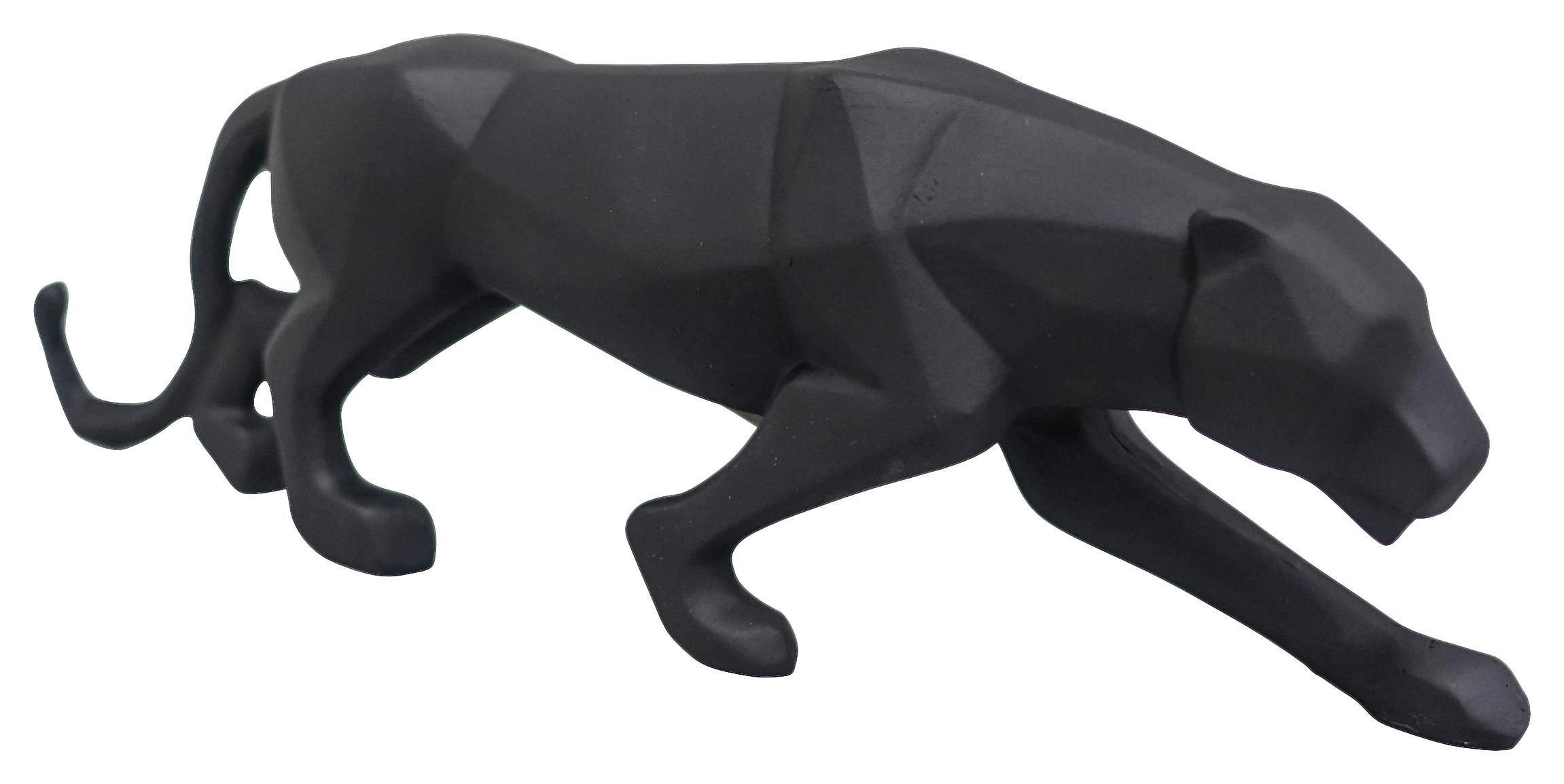 DEKORATIONSPANTER PANTHER - svart, plast (24,5/7,5/4cm) - Mömax