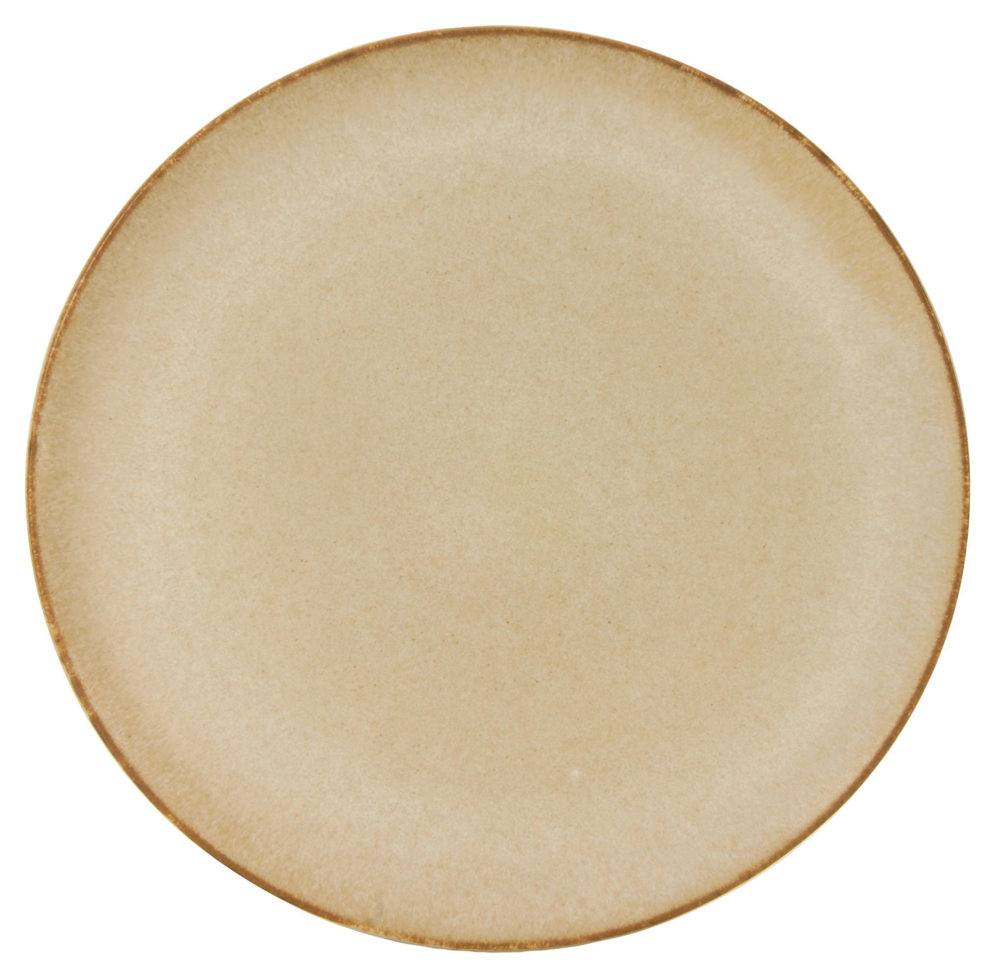 Speiseteller Sahara in Weiß Ø ca. 26,5cm - Sahara, LIFESTYLE, Keramik (26,5/26,5/2,5cm) - Zandiara