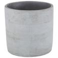 Übertopf Felix in Grau - Grau, Stein (16,5/16,5cm)