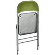 Zložljiv Stol Bastian -exklusiv/sb- - siva/zelena, Moderno, kovina/tekstil (46/78/46cm) - Mömax modern living