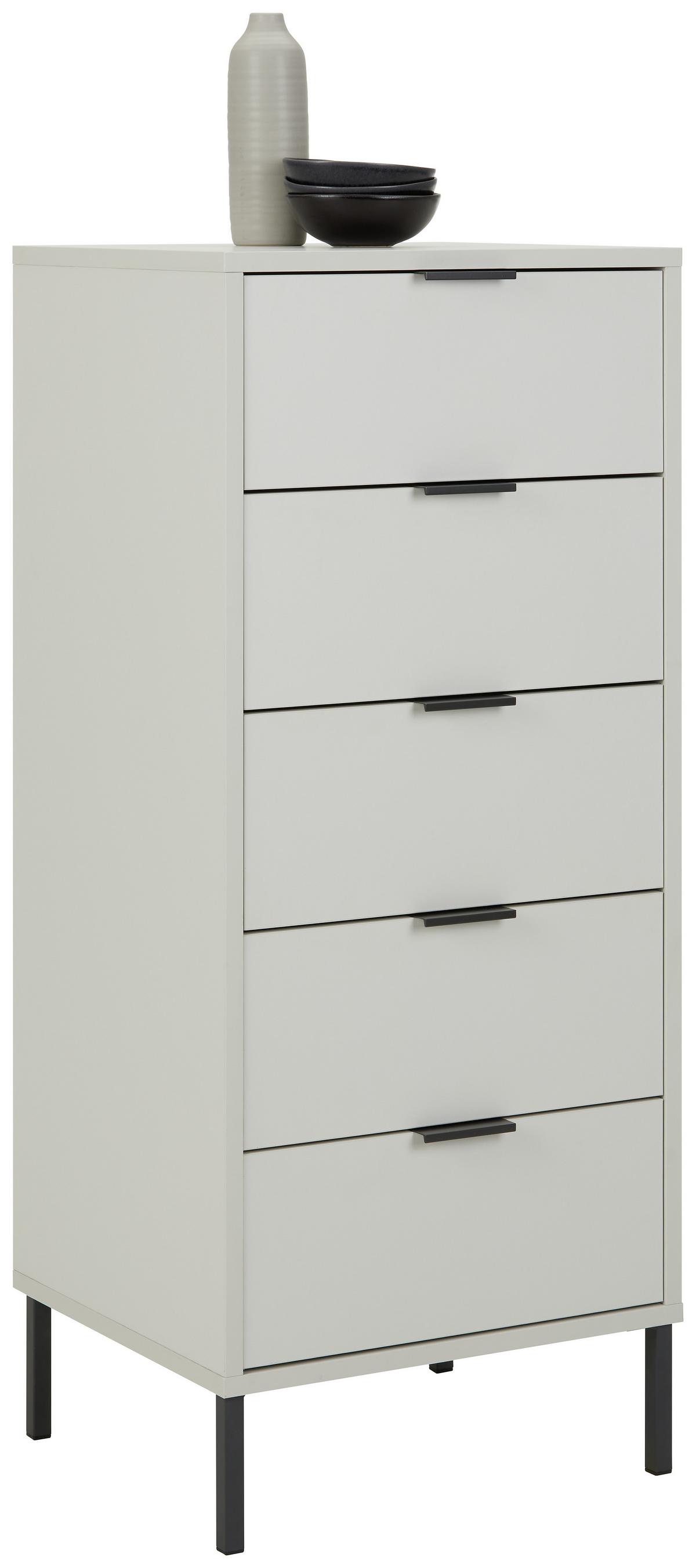 Komoda Bounty - siva/antracit, Moderno (51/108/45cm) - Premium Living