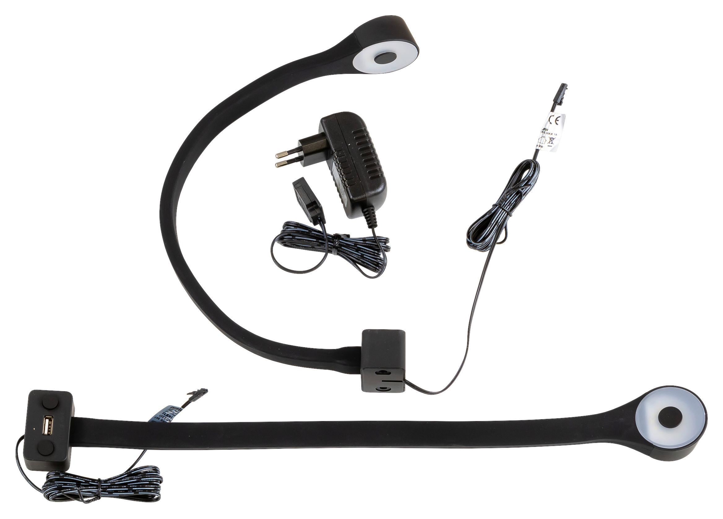 DEKORACJA ŚWIETLNA LED ZUBEHÖR   -HOM IN- - czarny, Design, tworzywo sztuczne - Hom`in