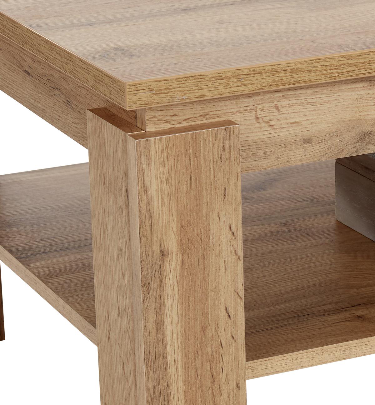 Măsuță de canapea Nizza 2 - stejar Wotan, Modern, material pe bază de lemn (100/45/60cm) - Modern Living
