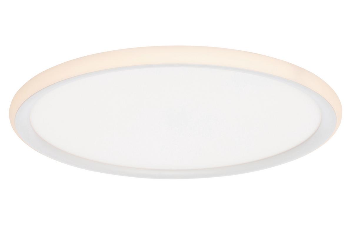 LAMPA SUFITOWA LED RUGBY *SBN* - biały, Basics, tworzywo sztuczne (40/3,5cm) - Novel