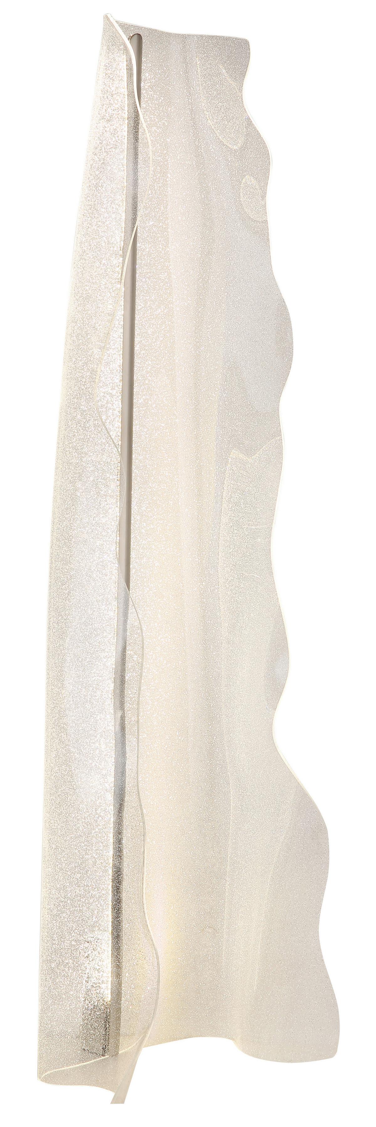 Stoječa Led-svetilka Saque, S Sijalko - prozorno, Design, kovina/umetna masa (30/47/150cm) - Globo