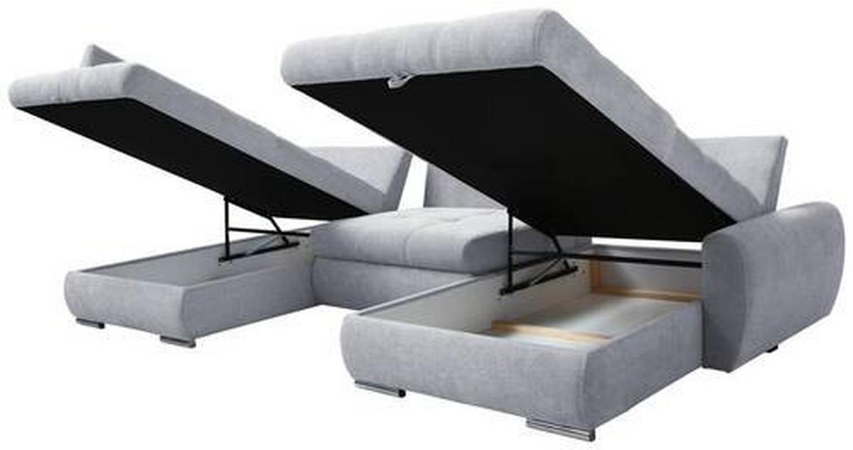 Coltar CANION - gri deschis, Design, textil (173/322/174cm) - Modern Living