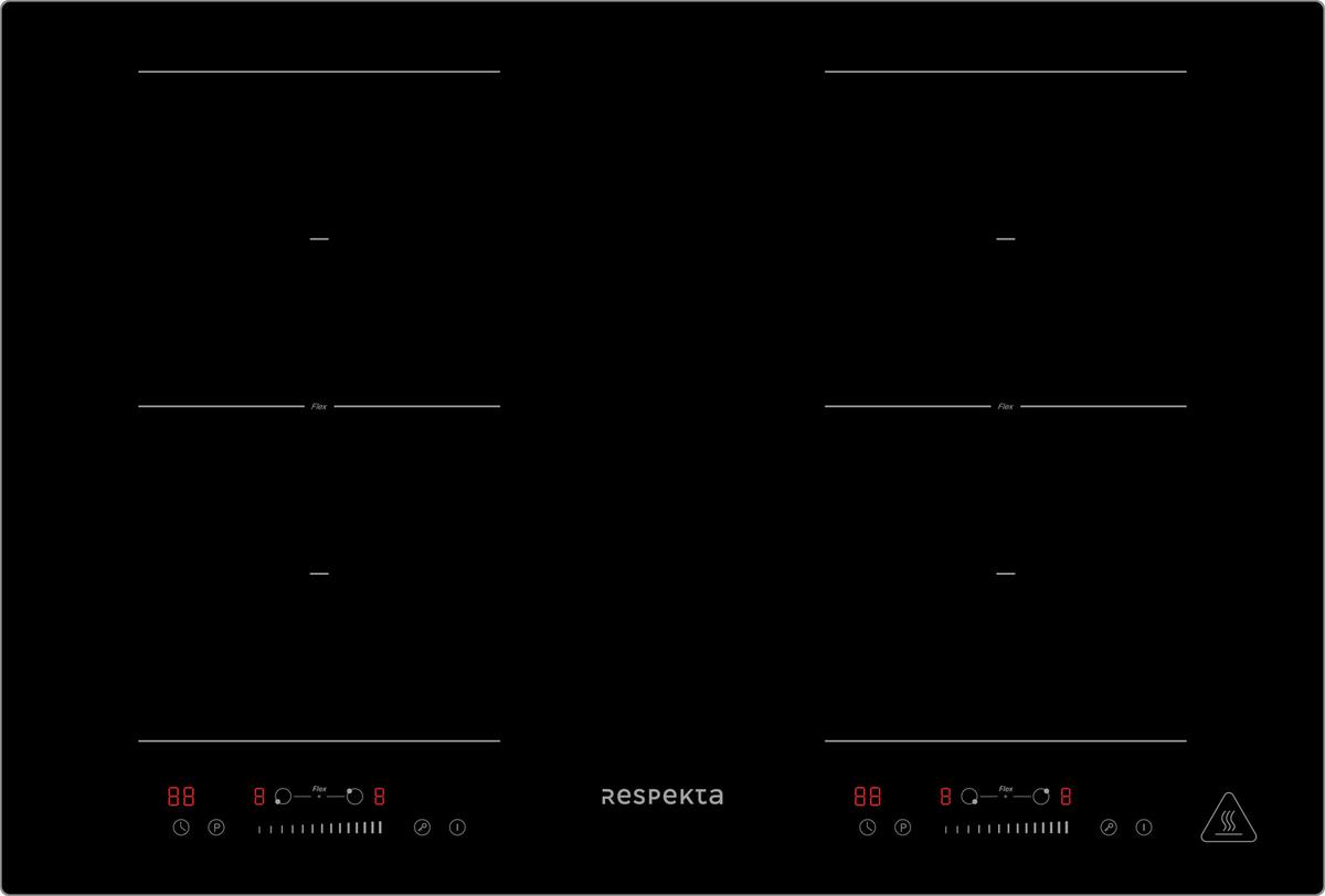 Set S Štedilnikom Aset121m8800i - črna, Basics, kovina/steklo (59,5/65,4/52,1cm) - Respekta