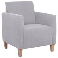 SESSEL MILLA - Silberfarben/Naturfarben, Design, Holz/Textil (71/81/70cm) - Max Winzer