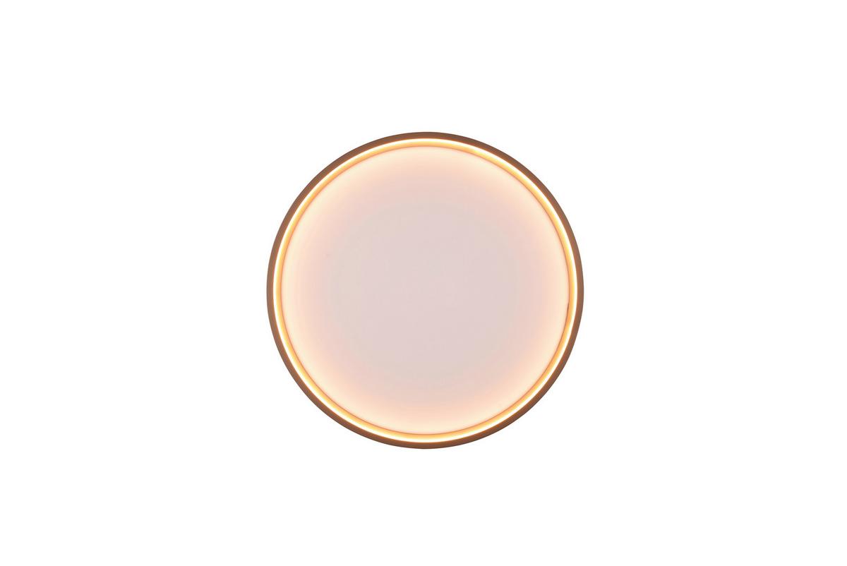 LED-Deckenleuchte Doha in Braun max. 29 Watt - Braun, MODERN, Metall (45/5,5cm) - Trio Leuchten