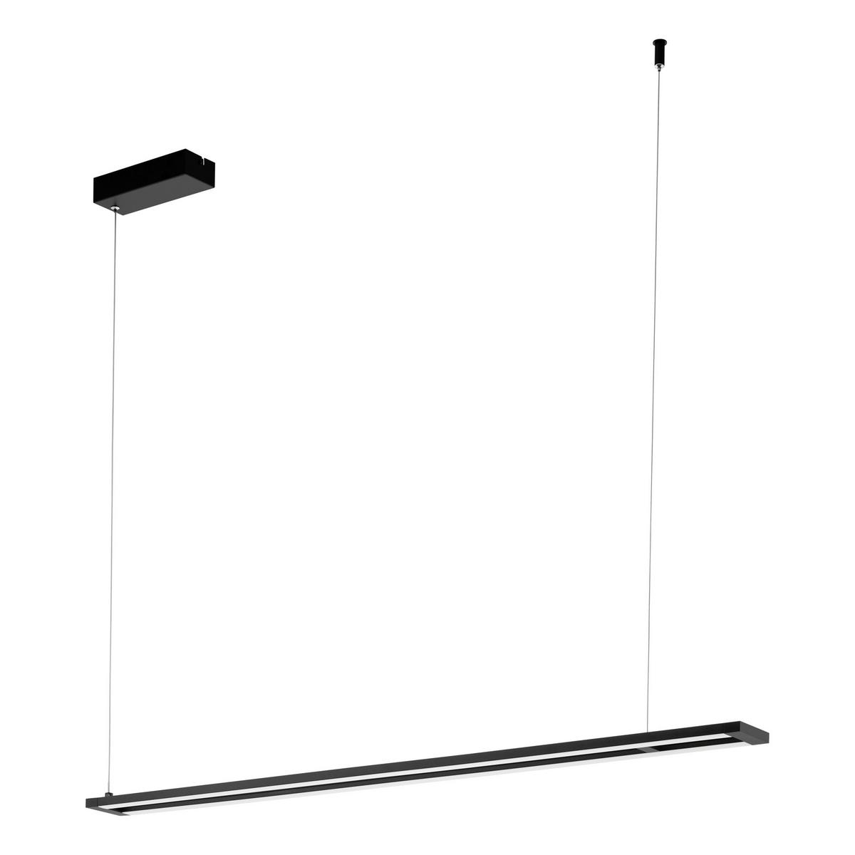 Led-hängeleuchte 98492* Amontillado - Weiss/Schwarz, Design, Kunststoff/Metall (116/8,5/110cm) - Eglo