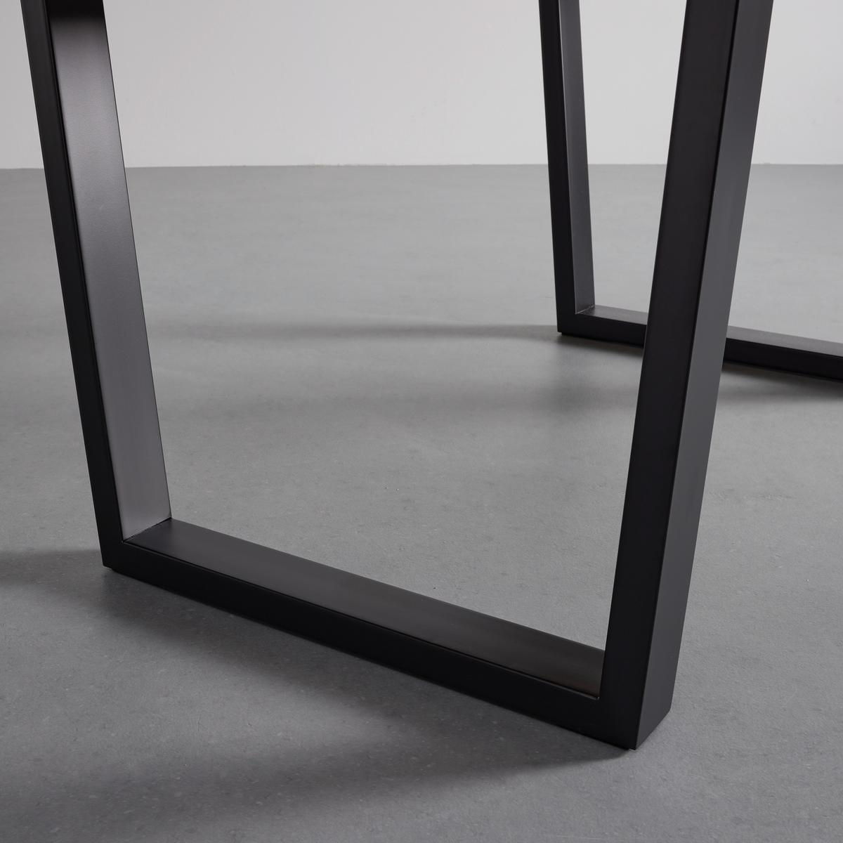 Stol Za Blagovaonicu Juno - boje hrasta/crna, Moderno, drvo/metal (180/90/76cm) - Bessagi Home