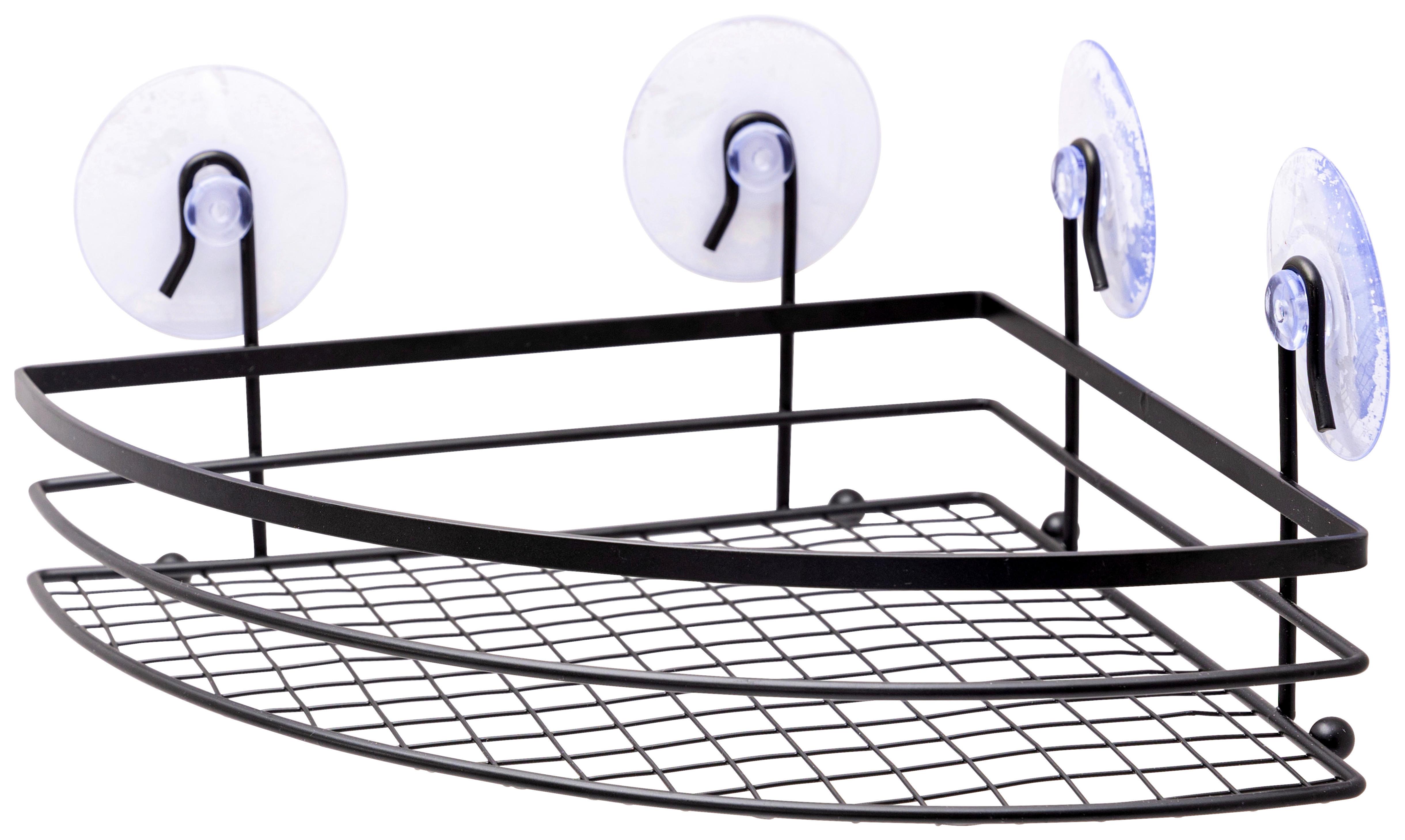 Kopalniški Regal Napoli 4, Črna - črna, Konvencionalno, kovina (27,5/8,5/20cm) - Mömax