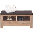 Garderobenbank Akaziefarben - Dunkelbraun/Nickelfarben, LIFESTYLE, Holzwerkstoff/Metall (100/48/40cm) - Mömax modern living Garderobenbank Akaziefarben - Dunkelbraun/Nickelfarben, LIFESTYLE, Holzwerkstoff/Metall (100/48/40cm) - Mömax modern living