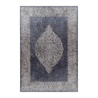 Flachwebeteppich Fiesta Schwarz ca. 160x230cm - Schwarz, Design, Textil (160/230cm) - Novel